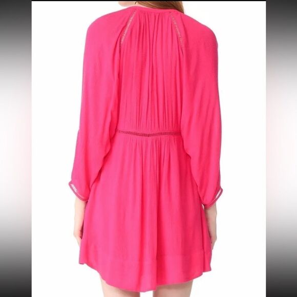 FREE PEOPLE FP Go Lightly V-Neck 3/4 Dolman SLEEVE
Swing Dress in hot pink - Picture 6 of 16